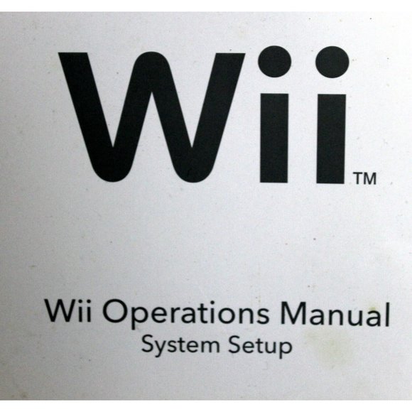Nintendo Wii Operations Manual Channels & Settings and System Setup Booklets - Picture 8 of 9